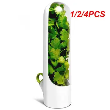 1/2/4ШТ Многофункционален Хладилник Fruit Vegetable Crisper Fresh Vanilla Keeper Контейнер за съхранение на съдове