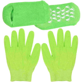1 Комплект Овлажнители Ръкавици за сухи ръце, Хидратиращи Ръкавици за през нощта, Меките Овлажнители Ръкавици, Овлажняващи Чорапи за момичета