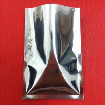 10*15 см, 100шт X термосвариваемый опаковка от алуминиево фолио, с покритие - Пластмасов пакет от сребрист метал майларовой фолио, опаковъчни пакет за съхранение на хранителни продукти