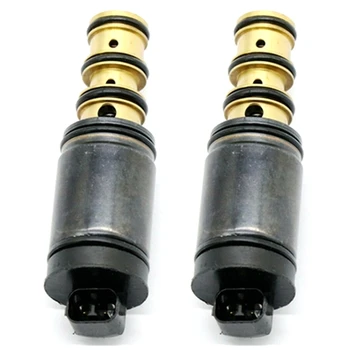 2 елемента Автомобилен климатик Електромагнитен клапан компресор ac Електронен Контролния клапан за Toyota За Lexus 5SEU12C
