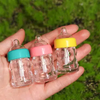 7 МЛ Празни тюбиков за блясък за устни във форма на бутилка, Бутилка за балсама за устни със собствените си ръце Пластмасови контейнери за опаковане на козметични продукти за червило