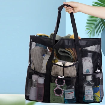8 джобове, лятна голяма плажна чанта за кърпи за ръце, окото здрава чанта Органайзер за играчки, Водонепроницаемое бельо, чанта за съхранение на плуване.