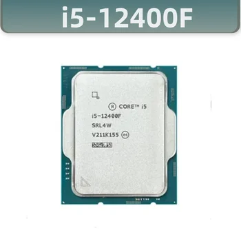 Core i5-12400F i5 12400F 2,5 Ghz, 6-ядрени 12-стрийминг процесор на 10 Нм L3 = 18 М 65 W LGA 1700 Без охладител
