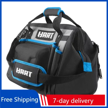 HART 16-инчовата тежкотоварни чанта за инструменти, опаковане чанта за съхранение на пътни принадлежности, чанта за съхранение