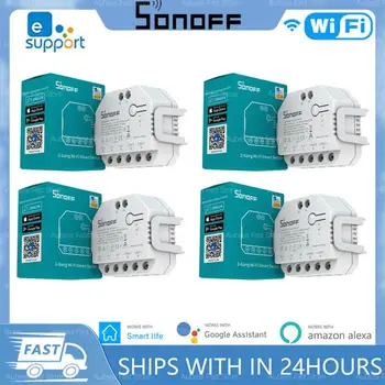 SONOFF DUAL R3 Lite Двойна Релеен Модул САМ Wi-Fi Smart Switch 2 Банда Управление на Измерване на Мощност Чрез eWeLink Алекса Google Smart Home 