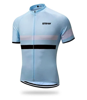 STRVAV-Дишаща Велосипедна Фланелка за Мъже, Къс ръкав, Ризи За Планински Велосипеди, Пълна светкавица, Спортни облекла за Пътят мотори, Азиатски Размер, Лято
