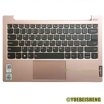 YUEBEISHENG 95% Новост/Org За Lenovo 2019 IML IdeaPad S340-13 Акцент за ръцете, горната част на кутията американска клавиатура, Тъчпад, розово, от 100% тествана