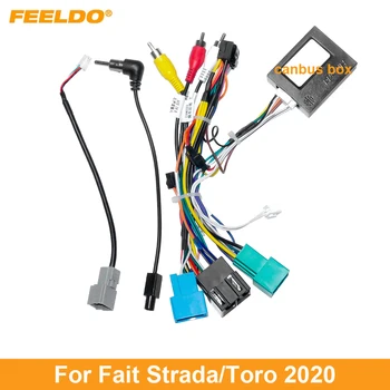 Авто 16-пинов захранващ кабел FEELDO, колан, кабели, адаптер за монтиране на устройство Fait Strada/Toro (2020 г.)