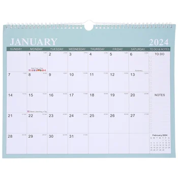 Английски стенен календар в които корици Стенен календар Стенен монтаж окачен календар за дома