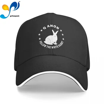 Бейзболна шапка мъжка The White Rabbit Модни шапки Шапки с логото Homme, капачка за татко, мъжка шапка шофьор на камион