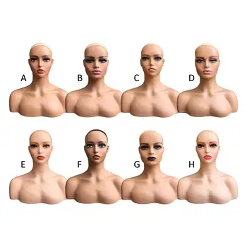 Главата женски манекен, главата демонстрационни модели, на притежателя на главата косметологической кукли, плешивото манекен за производство,
