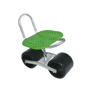 Градински стол на колела Градинско седалка Сверхмощное Регулируема мобилно градинско работно седалка