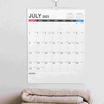 Дата на Домашния Настолен календар, стенен календар, Голям Английски календар на 2023-2024 години за дома, училището, офиса, ученик на рецепция