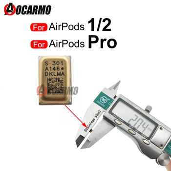 За Apple AirPods 1 2 3 Pro Pro2 Долния микрофон Ремонт модул микрофон Резервни части