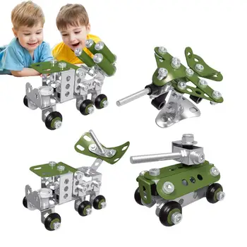 Играчки от градивните елементи на Строителни тухли Автомобили на инженерно-Строителни Превозни средства Игри набор от Играчки за деца за момичета и момчета за рожден ден