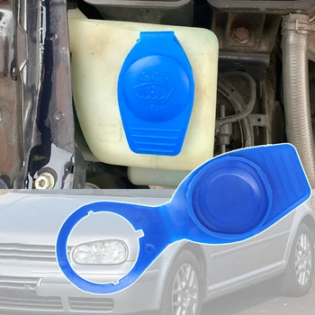 Капачка на резервоара за миене на предното стъкло на превозното средство Капачката на резервоара за течност Аксесоари за VW Golf 3 4 5 6 7 2000 2001 2002 2003 - 2018 2019