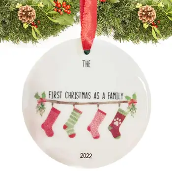 Коледна украса със собствените си ръце, Акрилни бижута със собствените си ръце, за Украса на Коледната елха, Семейни групи, Чорапи, Етикети за отглеждане, Украси за коледни елхи