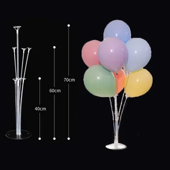 Колона от балони, Поставка за балони за душата на дете, украси за рожден Ден, сватба, празник, Комплект арка с въздушно топка, Скоба за помпи, Цилиндри, Аксесоари