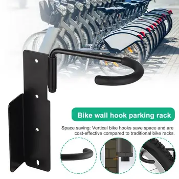 Компактен велосипедна стойка с дървена греда, велосипедна стойка, универсална вертикална велосипедна стойка за гараж, монтиране на стена, компактен мотор витрина