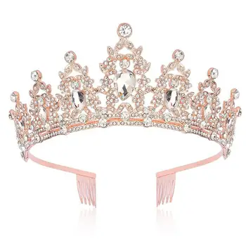 Короната за парти Аксесоари за етикет за парти по случай рождения Ден Набор от колани с инкрустиран във формата на короната на Кралица на Дълга презрамка с панделка Набор от этикетных колан