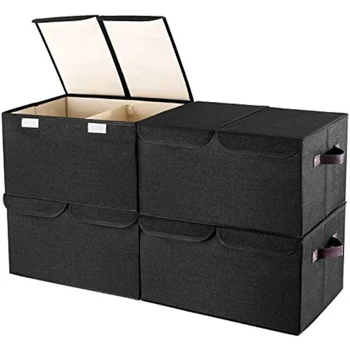 Кутия за съхранение на дрехи, с капак, кутия за домашни закуски, играчки и различни предмети, кошница за сортиране в колата MBYar2998