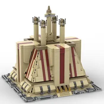 Модел Temple с интериора, подвижен покрив и стена ламперия 2113 бр. MOC