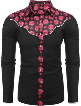Модерна лятна блуза, Мъжки блузи с дълъг ръкав, ризи Оверсайз, Тънки Ежедневни ризи с копчета и модерни бизнес блузи 5XL