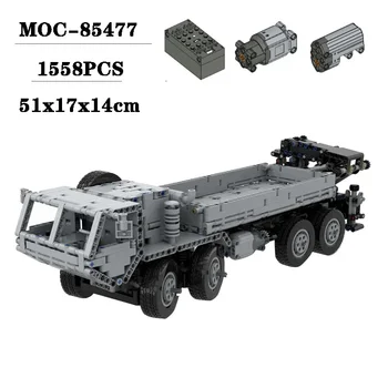Нов MOC-85477 Тежък Мобилен Тактически Камион Повишен Обсег на Действие, Играчки За Възрастни и Деца, Подаръци За Рожден Ден и Коледни Играчки за Декорация