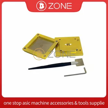 Нова Гореща Разпродажба Жълт лист за ситопечат за Antminer S9 Bm1387 Инструмент за калайдисване на чипове Hashboard