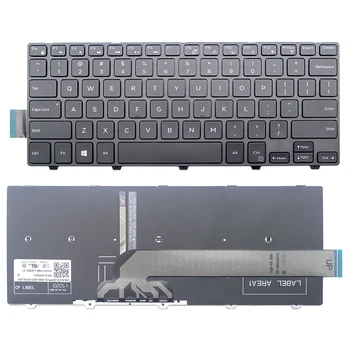 Новата американска черна клавиатура за Dell Vostro 14 3449 3468 3445 3446 3458 3459 3478 5459