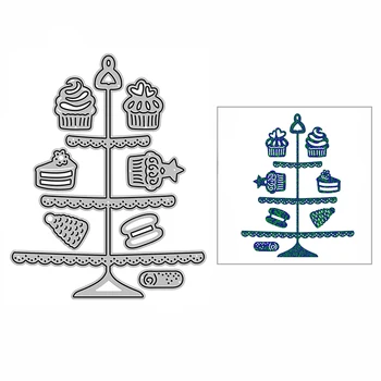 Нови Форми за Релеф Бонбони Cup Cake Craft 2021 Метални Режещи Печати за 