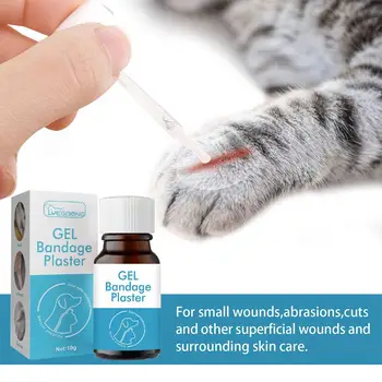 Течен пластир за рани домашни любимци, Водоустойчива Дишаща течност за заздравяване на рани кучета, котки, домашни животни, G9Y4