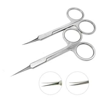 Хирургически ножици, ножици за дисекция на тъканите, 10 см Инструмент за пластична хирургия от неръждаема стомана