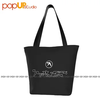 Чанти за пътуване до работа с логото на Aphex Twin, преносим чанта за пазаруване, чанта за продукти