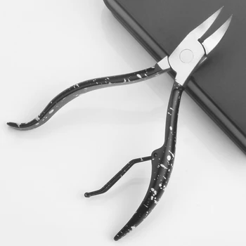 Черен Нокът На Пръста На Крака Растящи Навътре Нокти Ципа Момченце Clipper Нож Ръба На Нокти Ножици Щипци Инструмент За Педикюр За Премахване На Мъртва Кожа