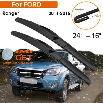 Четка за Чистачки за Автомобили FORD Ranger 2011-2015 За Предното Стъкло Гумена Силиконов Пълнеж Чистачки на Предното Стъкло 24 