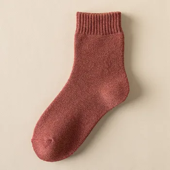 Чорапогащник с колани, дамски чорапи, однотонная удебелена тръба средна дължина, зимни топли чорапи, чорапи