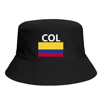 Широкополые шапки с флага Колумбия, с принтом 