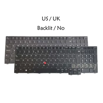 Клавиатура за лаптоп САЩ, Великобритания на английски език за Lenovo Thinkpad T16 Gen 1 /Gen 2, P16s Gen 1 / Gen 2, L15 Gen 3 /Gen 4, С осветление /, Без